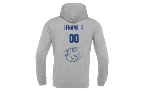ISB - BANJO HERO HOODY GRY U14 GIRLS FOOTBALL