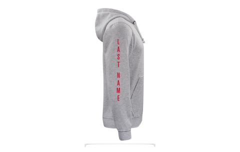 ISB - CLIQUE BASIC HOODY GREY MELANGE 2025 JV GIRLS VOLLEYBALL