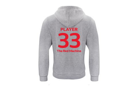 ISB - CLIQUE BASIC HOODY GREY MELANGE 2025 VARSITY AMERICAN FOOTBALL