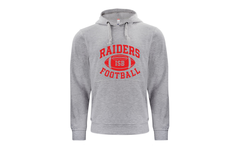 ISB - CLIQUE BASIC HOODY GREY MELANGE 2025 VARSITY AMERICAN FOOTBALL