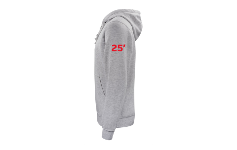 ISB - CLIQUE BASIC HOODY GREY MELANGE 2025 VARSITY AMERICAN FOOTBALL