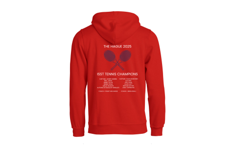 ISB - CLIQUE BASIC HOODY RED 2025 TENNIS U14