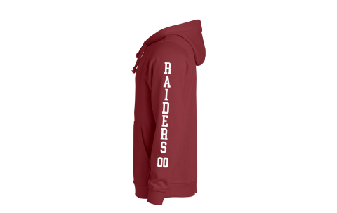 ISB - CLIQUE BASIC HOODY BORDEAUX MELANGE VARSITY GIRLS RUGBY