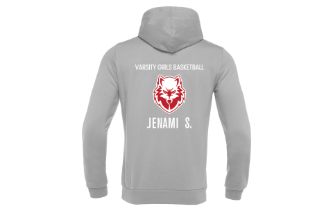 ISB - BANJO HERO HOODY GRY 2025 VARSITY GIRLS BASKETBALL