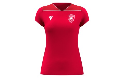 ISB - ZINC WOMAN SHIRT RED/DRED/WHT SS ATHLETE