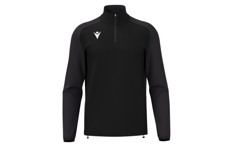 ISB - ISEN 1/4 ZIP TOP BLK/DGRY - VARSITY RUGBY TRAINING