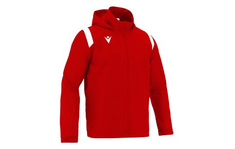 ISB - SARANSK FULL ZIP WINDBREAKER RED/WHT