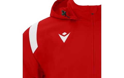 ISB - SARANSK FULL ZIP WINDBREAKER RED/WHT