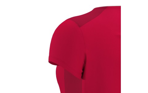 ISB - ZINC WOMAN SHIRT RED/DRED/WHT SS COACH